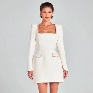 Nadine Merabi NATALIE IVORY DRESS NWT